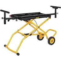 DeWalt DE7260-XJ Mitre Saw Folding Rolling Stand in Yellow Rubber/Steel
