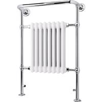 Made4Trade Traditional Towel Radiator 952 x 659mm 1699 Btu in Chrome Mild Steel