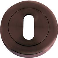 Stanza Standard Profile Escutcheon Bronze in Etna