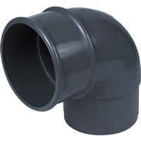 Aquaflow 68mm Offset Bend 92.5deg in Anthracite Grey PVCU