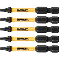 DeWalt FlexTorq Impact Rated Torsion Bit T15 (5 Pack) in Black
