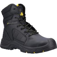 Amblers Safety Men's Amblers AS350c Hi-Leg Metatarsal Safety Boots in Black