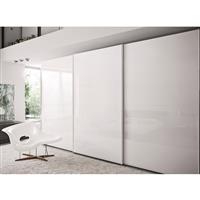 Coburn Celantur 80 Wardrobe System 4000mm Trackset 3 Door (Set) in Silver Nylon/Aluminium