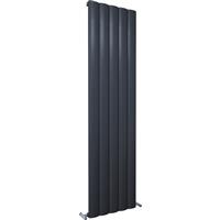 Kudox AluLite Arc Aluminium Designer Radiator 1800 x 470mm 3996Btu in Black