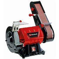 Einhell Stationary Belt Grinder 230V in Red Rubber
