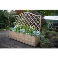 Forest Garden Venice Planter 153cm(h) x 180cm(w) x 50cm(d) in Natural Timber