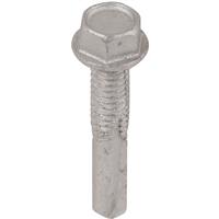 TechFast Heavy Duty Sheet To Steel Hex Roof Screw 5.5 x 40mm (100 Pack) in Silver