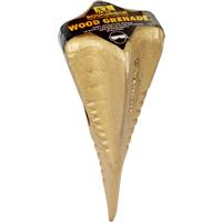 Roughneck Wood Grenade 175 x 92 x 82mm in Gold Steel
