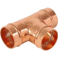Made4Trade Solder Ring Equal Tee 22mm in Copper