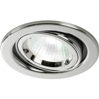 Halolite Cast Ring 240V/12V Adjustable Downlight Polished in Chrome Steel