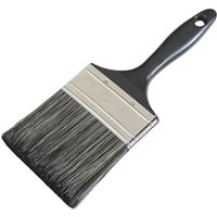 Unbranded Shed & Fence Paint Brush 4" in Black Steel