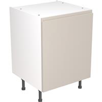 Kitchen Kit Flatpack J-Pull Kitchen Cabinet Base Unit Ultra Matt 600mm in Light Grey MFC