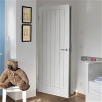 JB Kind Cottage 5 Internal Door FD30 44 x 1981 x 838mm in White Moulded