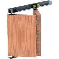 Rothley Herkules Plus Folding Door System 1200mm in Silver Aluminium