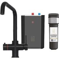 Calmag Square Neck 3-in-1 Boiling Water Tap Matt in Black Brass