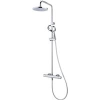 Methven Aio "Aurajet" Cool to touch Bar Mixer Shower Kit with Diverter in Chrome
