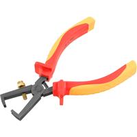 Minotaur VDE Wire Stripping Pliers 160mm in Red/Yellow Steel