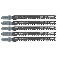 Bosch Bayonet Jigsaw Blade T144DP Wood (5 Pack) Carbon Steel