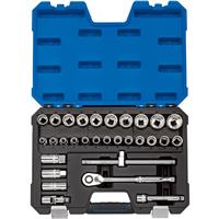 Draper Expert 1/2" Square Drive Metric Socket Set 30 Piece Plastic