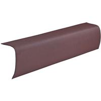 Unbranded Corrugated Bitumen Edge Piece Red 1m