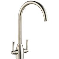 Deva Snowdon Mono Mixer Kitchen Tap Brushed in Chrome Brass