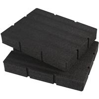 Milwaukee PACKOUT Foam Inserts for Drawer Tool Boxes - 2pcs (2Pk) in Black