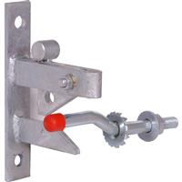 Perry Self Locking Auto Field Gate Latch in Silver Steel