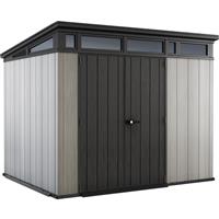 Keter ARTISAN Shed 9' x 7' in Grey Durable Resin