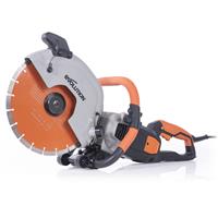 Evolution R300DCT+ 300mm Electric Disc Cutter with Water Dust Suppression inc Premium Diamond Blade 230V Rubber/Steel