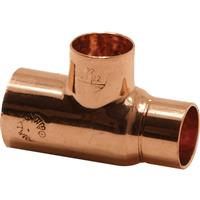 Endex End Feed Reducing Tee 22mm x 15mm x 15mm in Copper