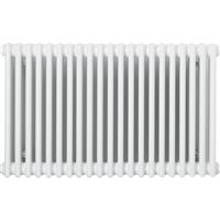 Arlberg 2 Column Horizontal Radiator 600 x 992mm 3255Btu in White Steel