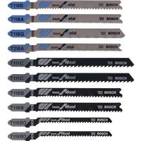 Bosch X-Pro Wood And Metal Jigsaw Blade Set (10 Piece)
