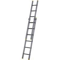 Werner Pro Square Rung Double Extension Ladder 1.83m Aluminium
