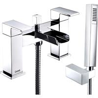 Deva Waterfall Taps Bath Shower Mixer in Chrome