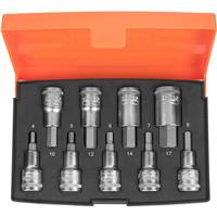 Bahco Hex Socket Set 9 Piece Steel Alloy