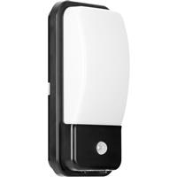 Aurora UtiliteX Security PIR Bulkhead IP65 10W 880lm in Black Polycarbonate