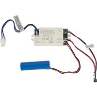 Mark Lighting Premium IP65 Bulkhead Emergency Battery in White Polycarbonate