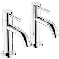 Bristan Mila Taps Basin Pillar (2 Pack) in Chrome Brass