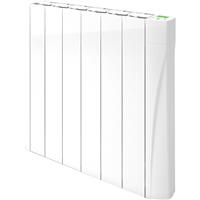 TCP Smart WiFi Oil Filled Electric Radiator 750W - 575mm x 585mm in White Aluminium