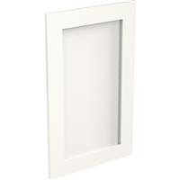 Kitchen Kit Flatpack Shaker Appliance Door Ultra Matt 715x446mm in White Mdf
