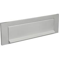 Letter Plate Satin in Aluminium