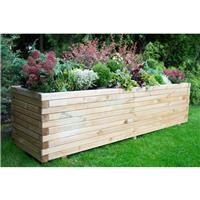 Forest Garden Lomello Planter 50 x 180 x 50cm in Natural Timber