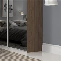 Spacepro End Panel 2800 x 620 x 18mm in Walnut MFC