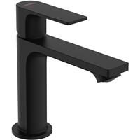 Hansgrohe Rebris E CoolStart 110 Basin Mixer Tap Chrome in Black Brass