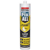 Soudal Fix All Turbo Adhesive & Sealant 290ml in White