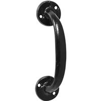 Perry Cast Iron Offset Handle 152mm in Black