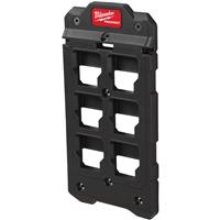 Milwaukee PACKOUT Compact Mounting Plate 25 x 254 x 508 in Black Plastic