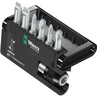 Wera Extra Tough Screwdriver Bit Set Mixed (7 Piece) in Silver