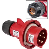 Famatel Industrial Watertight Plug IP67 415V 32A 3PN+E