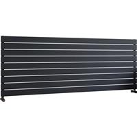 Ximax Oxford Single Horizontal Designer Radiator 670 x 1800mm 4311Btu in Anthracite Steel